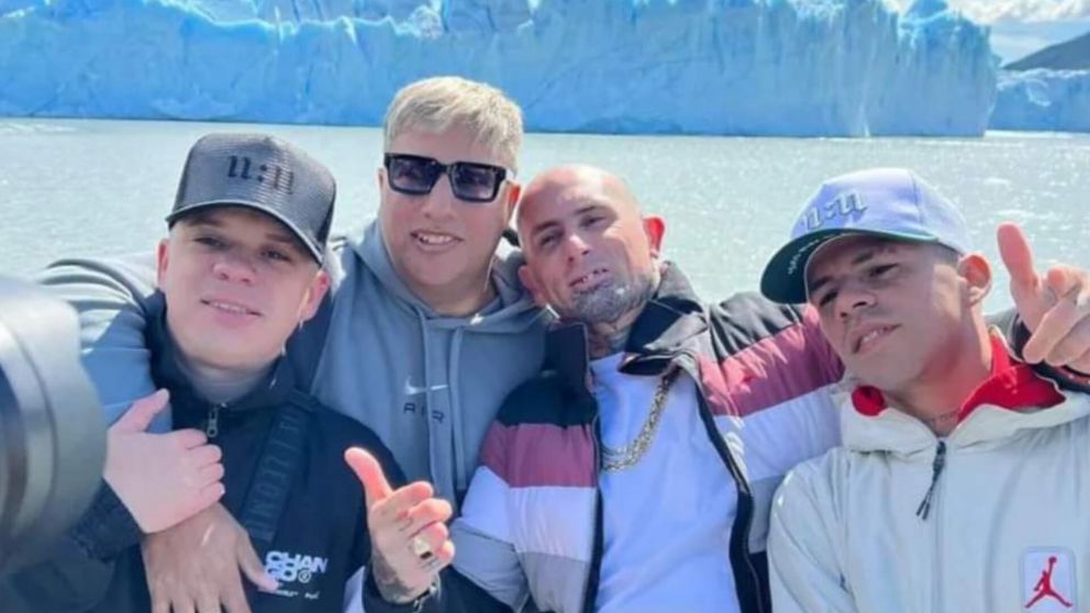 Emanuel Noir de Ke Personajes exploró el glaciar Perito Moreno antes del gran show en la Fiesta del Lago
