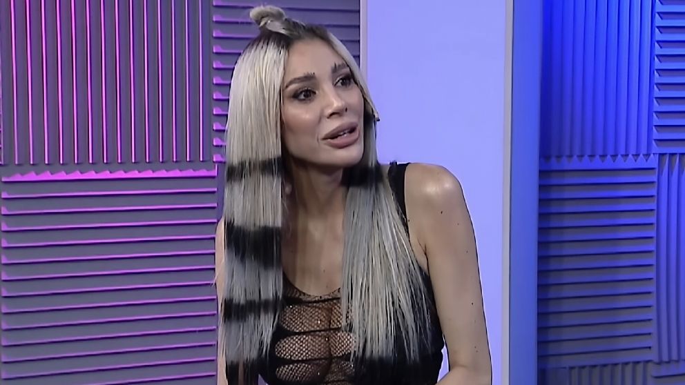 Stefy con Walle, en entrevista para CM Xpress.