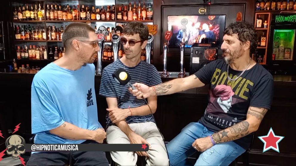 Hipnótica hablando con Carucha Podestá para CM Rock