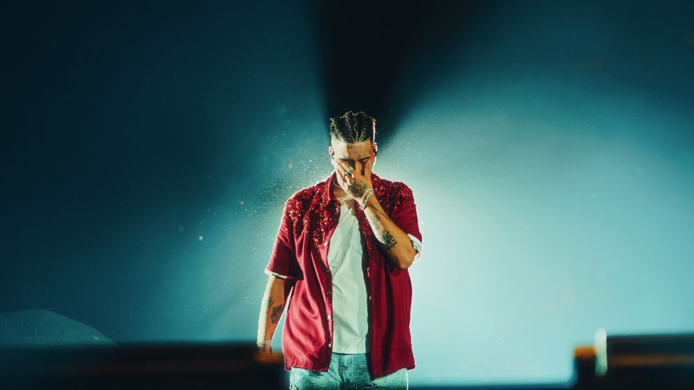 La voz de una generación, emocionada: Duki cerró el año llenando dos estadios de River.