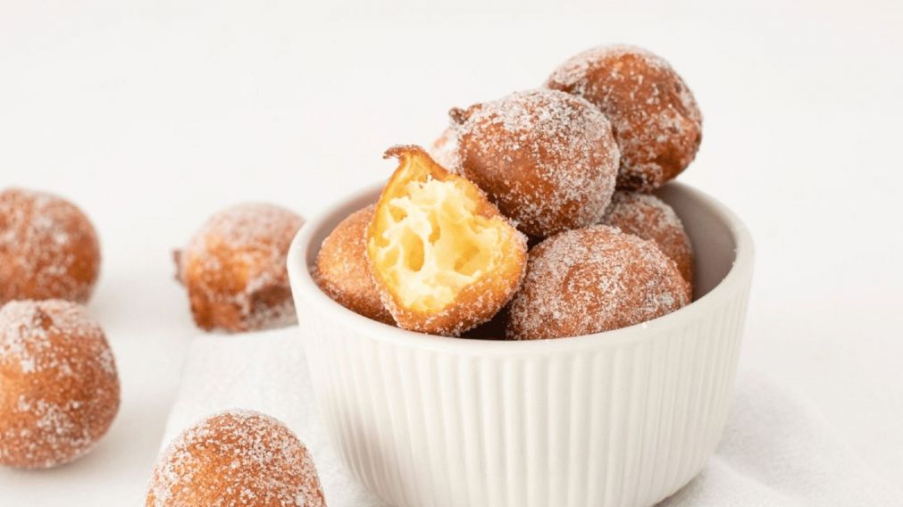 Buñuelos riquísimos y súper esponjosos.