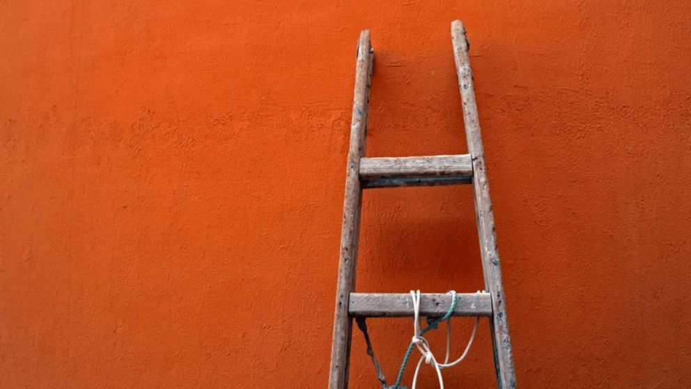 Reciclá tu escalera. (Pexels)