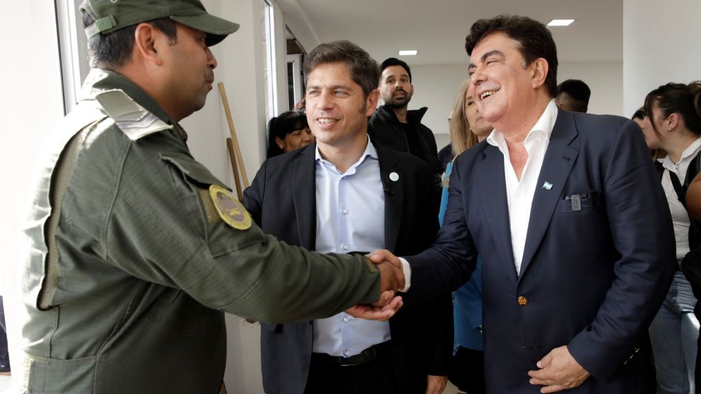 Fernando Espinoza y Axel Kicillof inauguraron una nueva Base de la FBA, y sumaron patrulleros y efectivos a La Matanza
