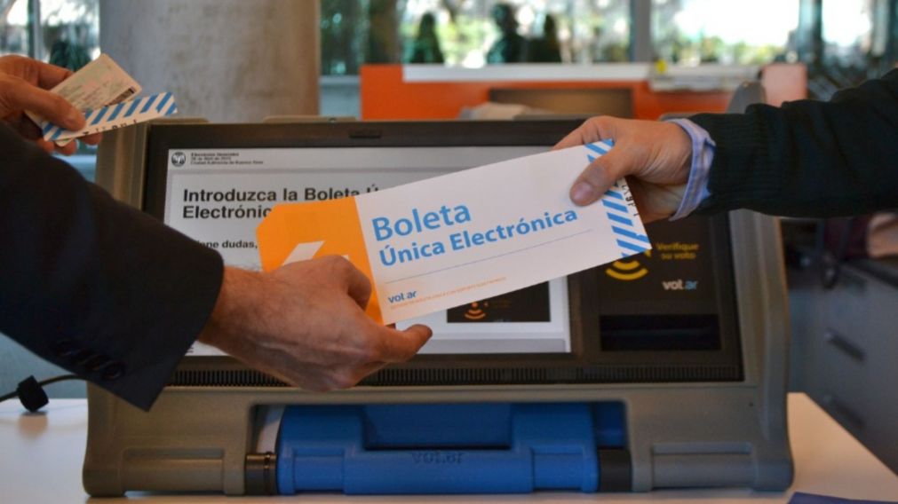 Se utilizará el sistema de Boleta Única Electrónica (BUE) en las elecciones legislativas porteñas de este domingo (Gentileza BuenosAires.gob.ar).