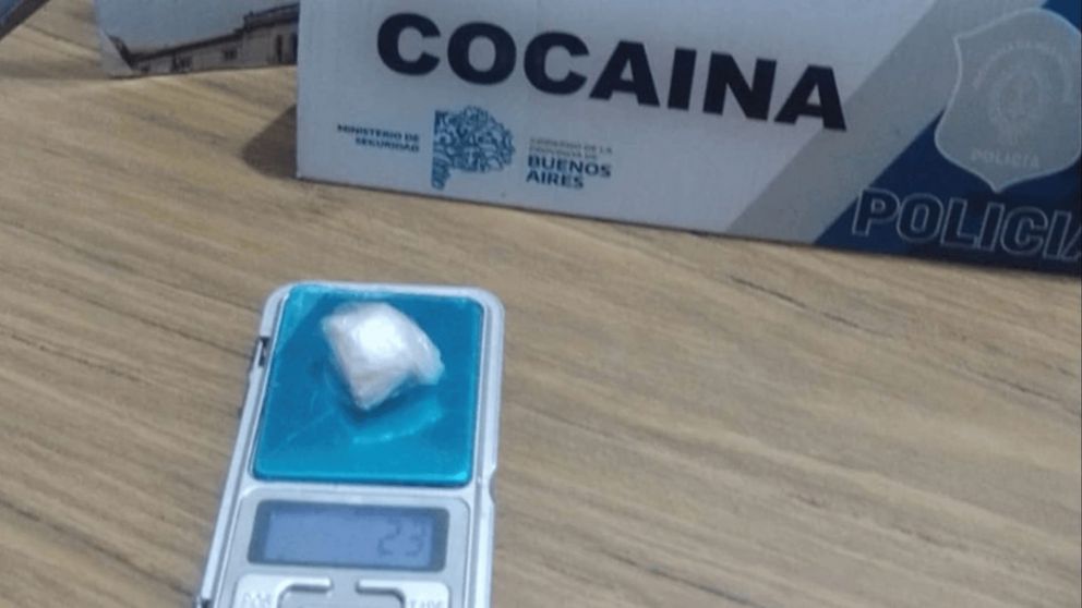 La droga quedó secuestrada.