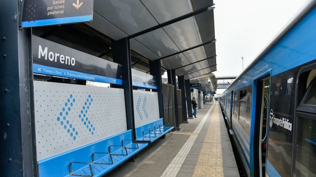 El Tren Sarmiento circula de manera limitada entre Moreno y Liniers.