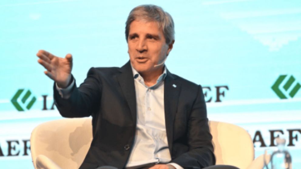 Luis Caputo habl� sobre la inflaci�n.