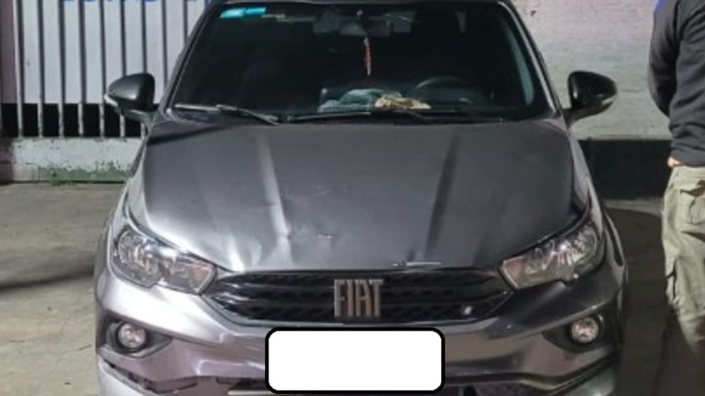 Este es el vehículo que fue incautado por los investigadores policiales.