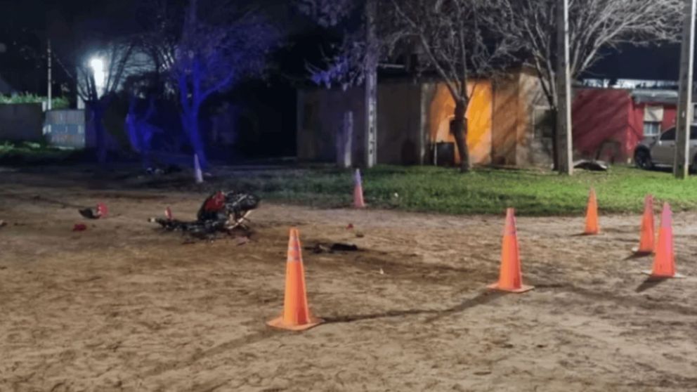 El escenario del trágico hecho ocurrido durante el fin de semana.