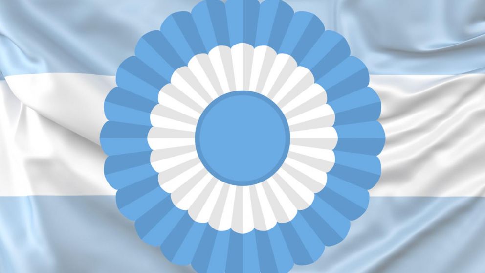 La escarapela nacional, uno de nuestros símbolos.