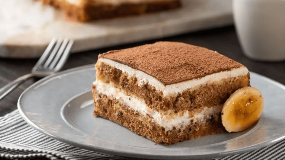 Deliciosa receta de tiramisú de banana y dulce de leche en 20 minutos para darse un gustito a la tarde
