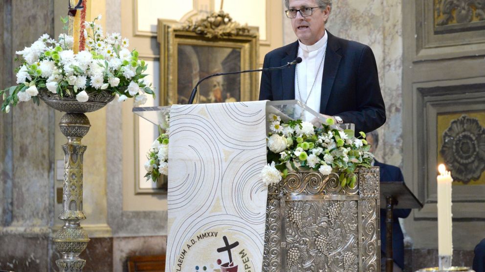 EL ARZOBISPO DE BUENOS AIRES EN LA CATEDRAL PORTEÑA.