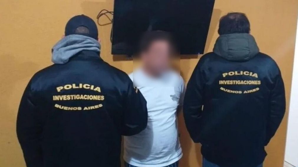 Este es el delincuente que result� apresado por los investigadores policiales.