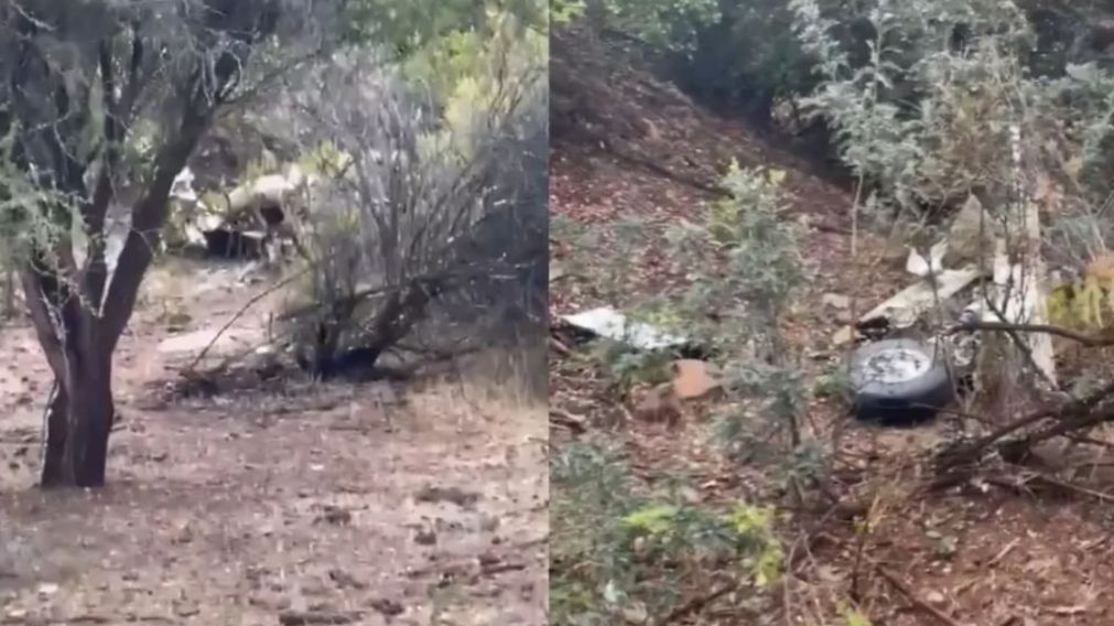 Seis personas murieron al caer una avioneta sanitaria en Chile (Redes).