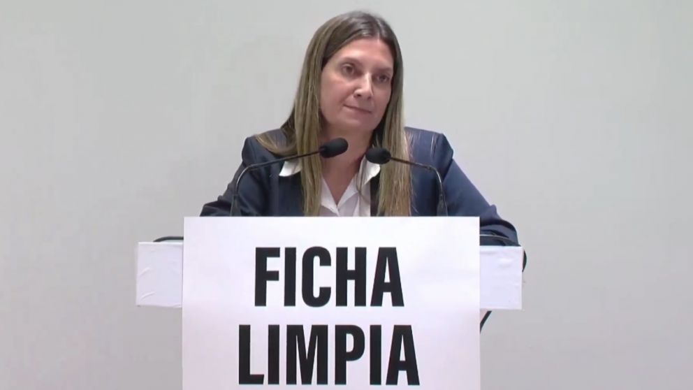 La conferencia de prensa de Silvia Lospennato sobre Ficha Limpia.