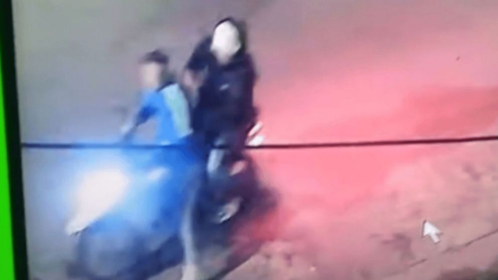 El robo motochorro quedó regustrado.