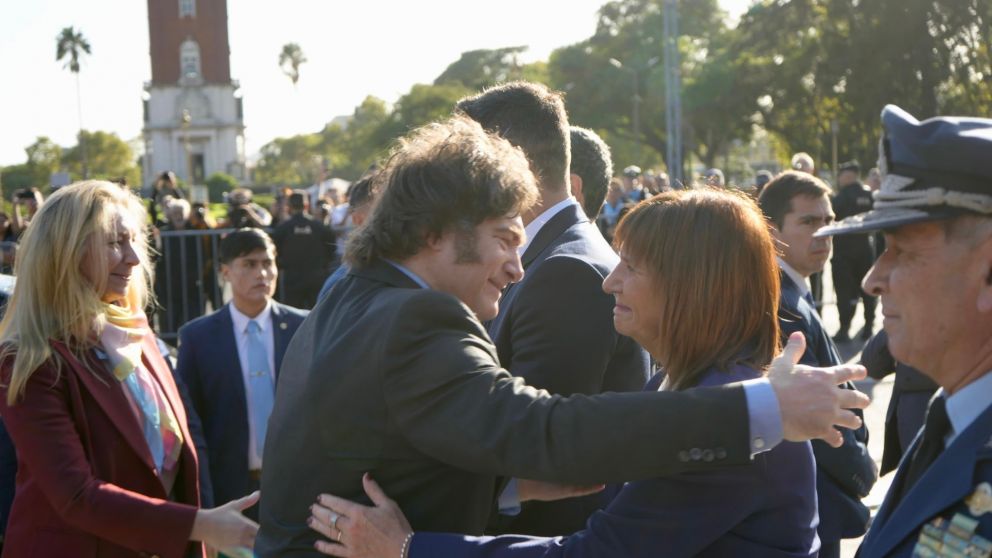 Patricia Bullrich justificó los dichos de Javier Milei en el acto por Malvinas.