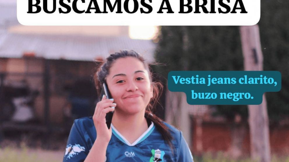 Desesperada búsqueda de Brisa: hace un día su familia no sabe nada de ella