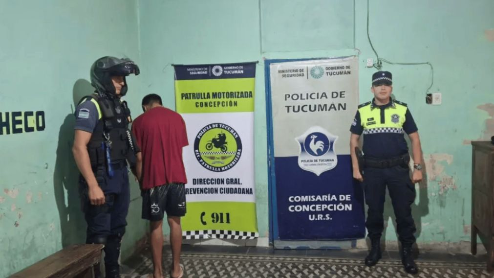 El agresor tiene 23 a�os y qued� a disposici�n de la Justicia (Foto El Contexto).