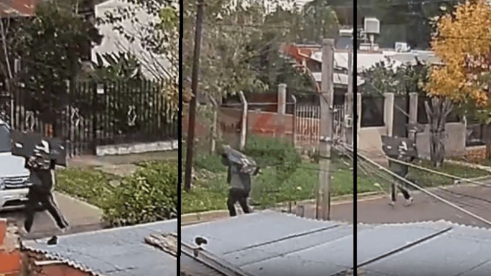 El ladrón fue detenido por la Policía a unas cuadras del lugar.