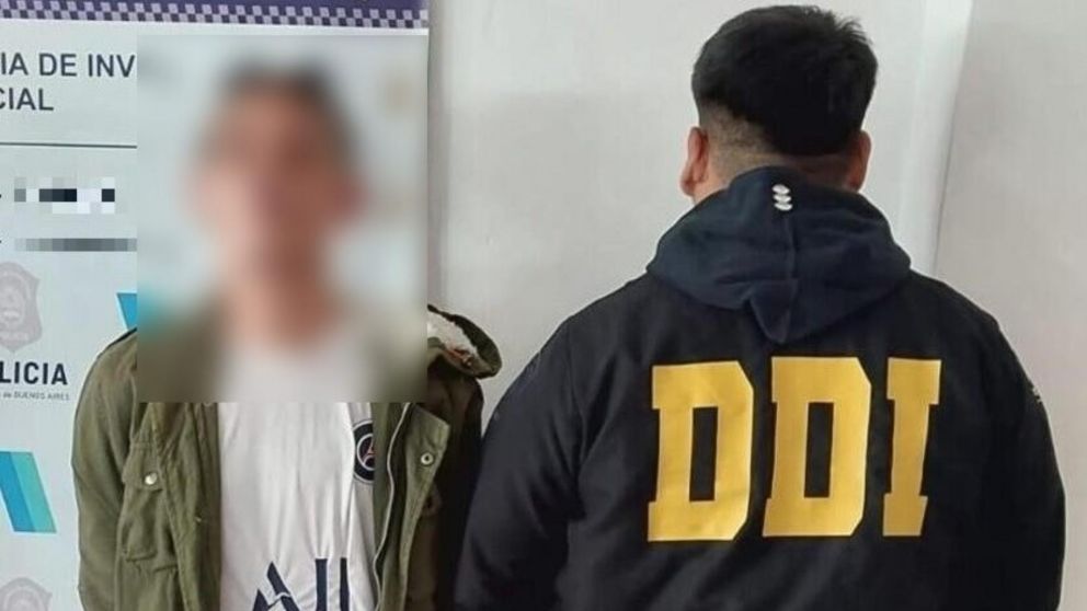 Este es el sospechoso que resultó aprehendido por los investigadores.