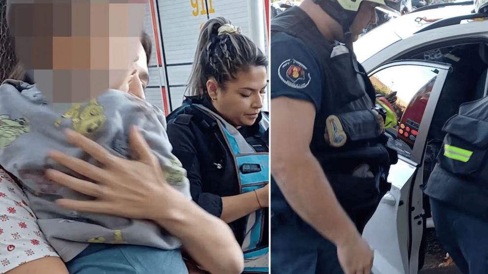 El vehículo se cerró con las llaves adentro en plena calle.