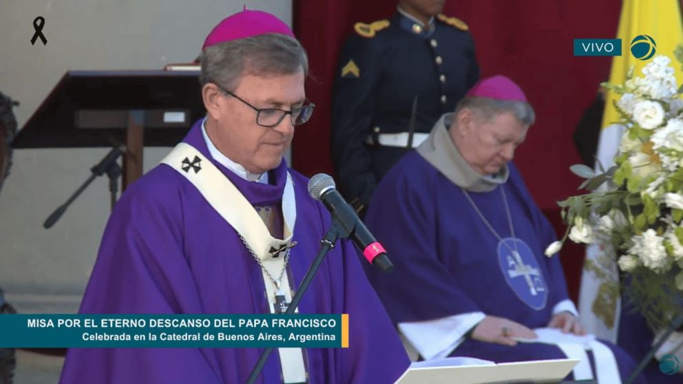 ¡EN VIVO! Se celebra la misa en homenaje al Papa Francisco en Buenos Aires