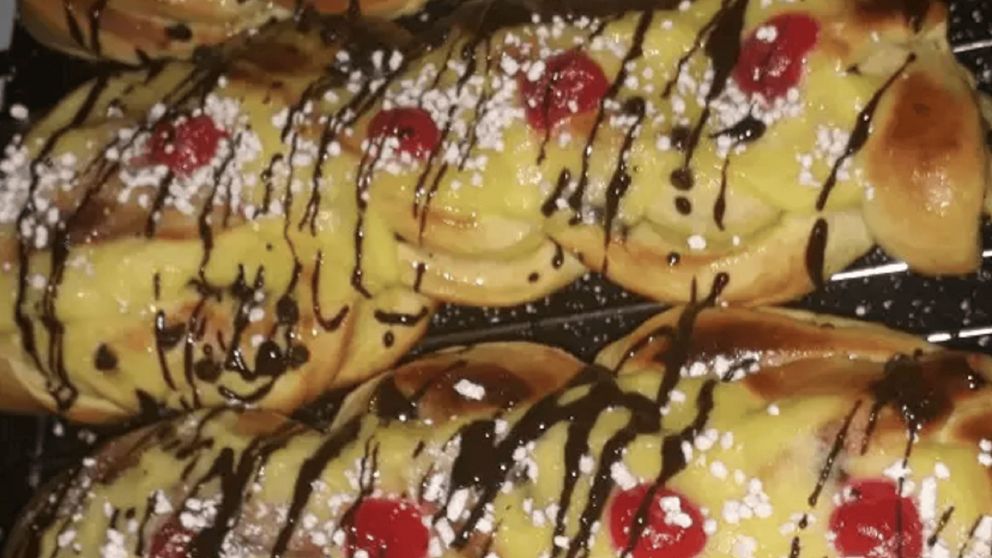 Merienda solucionada: trenza dulce con crema pastelera y otras "magias".