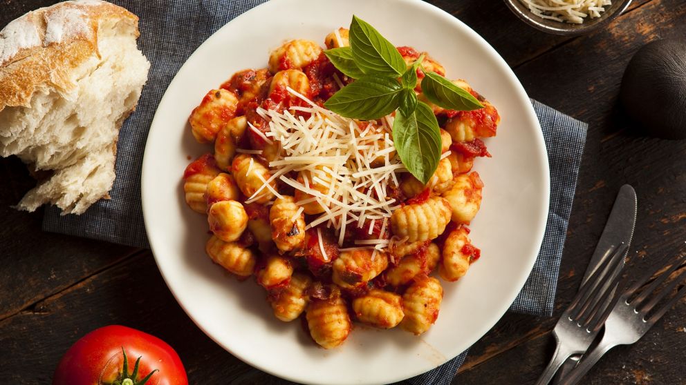 Deliciosos platos de ñoquis.