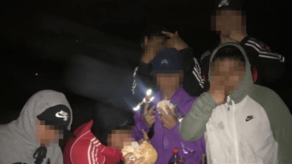 Los acusados se filmaron y sacaron fotos (Foto 0223).