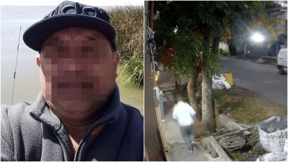 El acusado fue filmado en plena fuga por una cámara de seguridad.