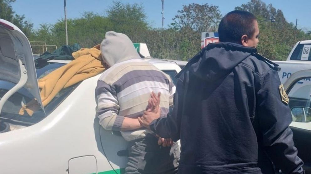 Este es el sujeto que fue aprehendido por las autoridades.