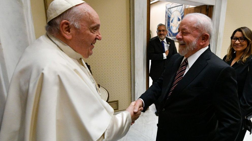 El Papa Francisco y Lula Da Silva (Vatican News/Archivo).