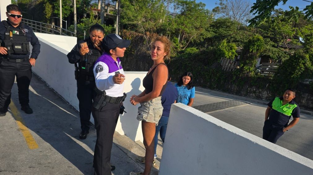 María Belén Zerda, la argentina que estaba desaparecida en Cancún fue hallada con vida (X/@FGEQuintanaRoo).