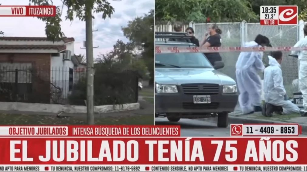 Robo y muerte en Ituzaing�.