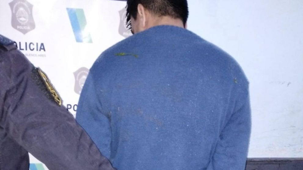 Este es el sujeto que fue aprehendido por los uniformados.