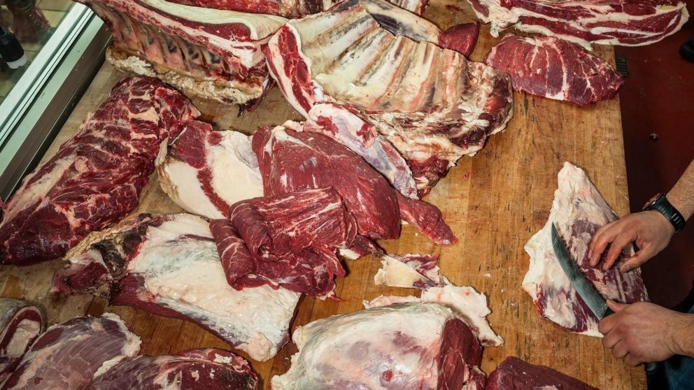 La carne sufrió pequeños aumentos.