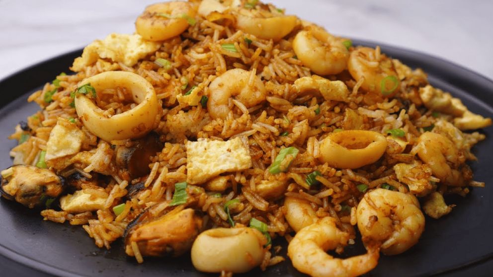 Como hacer un delicioso chaufán de mariscos para disfrutar en Semana Santa