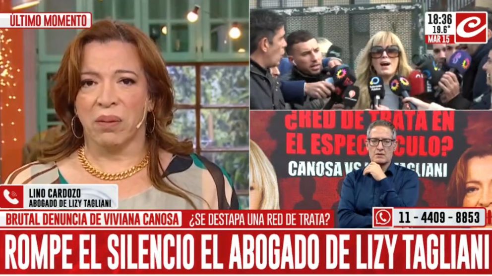 Habló el abogado de Lizy Tagliani.