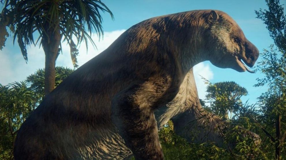 El Megatherium podía alcanzar los siete metros de altura (Imagen ilustrativa).