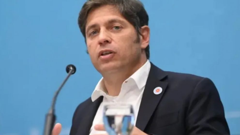 El gobernador bonaerense Axel Kicillof.
