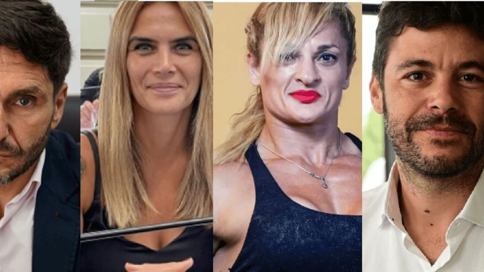Algunos de los candidatos que competirán en las elecciones en Santa Fe.