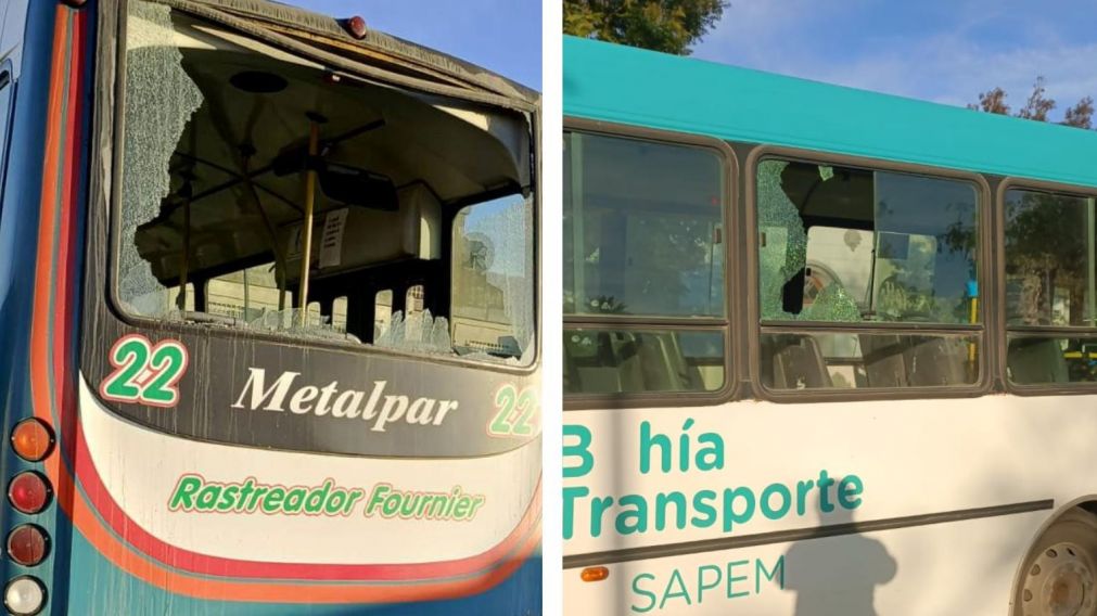 Atacaron a 19 colectivos en Bahía Blanca y la UTA suspendió el servicio.