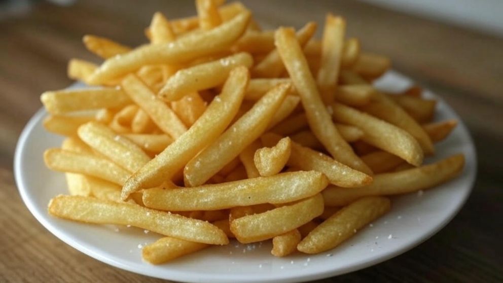 Unas buenas papas fritas crocantes.