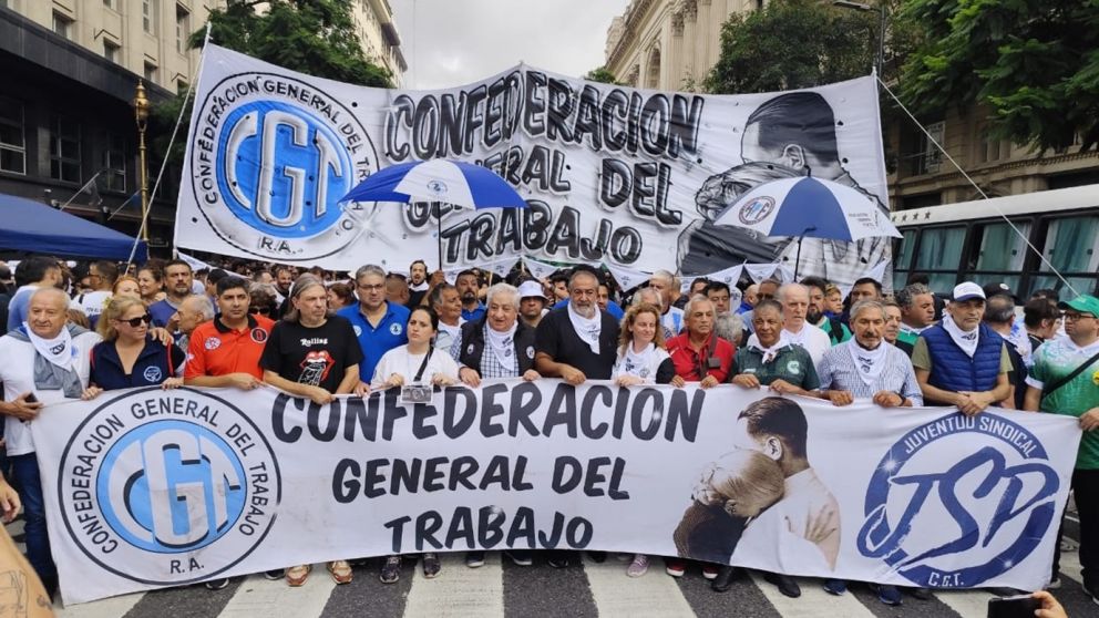 La CGT acompañará la marcha de jubilados de este miércoles (Archivo).