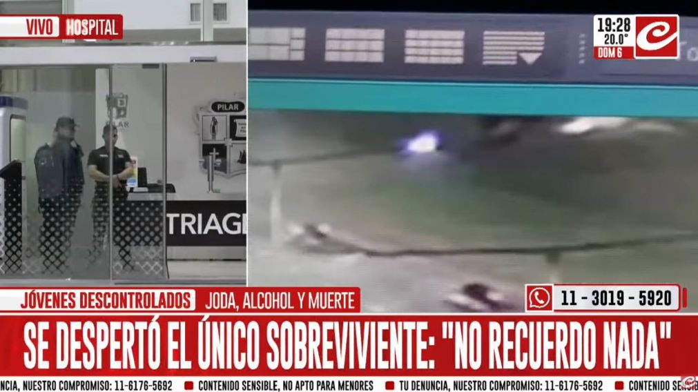 El único sobreviviente de la tragedia de Panamericana sigue internado.