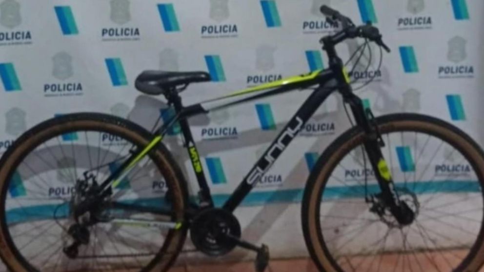 Esta es la bicicleta que fue recuperada por los pesquisas. Crédito: 0223.