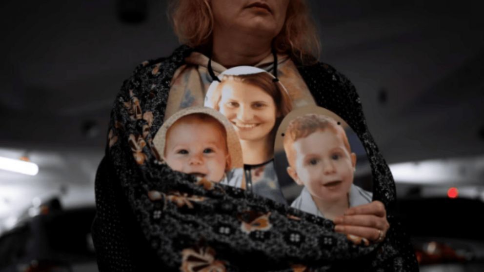 Shiri Bibas y sus hijos, Kfir y Ariel, secuestrados y asesinados.