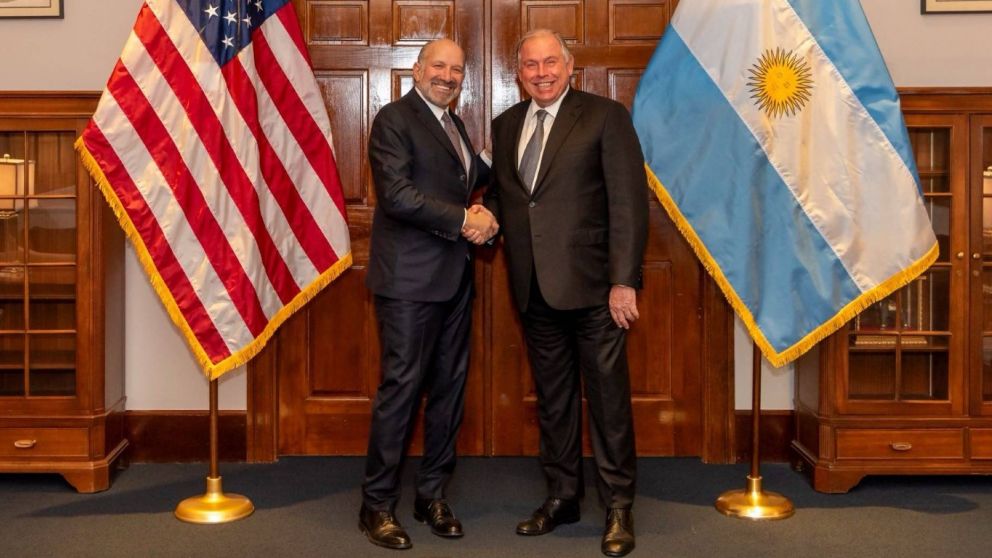 Gerardo Werthein se reunió con el secretario de Comercio de Estados Unidos, Howard Lutnick.