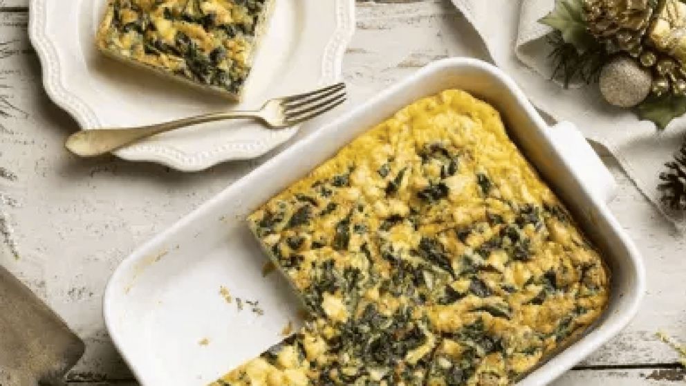 Exquisita receta de pastel de espinaca para aprovechar que está barata